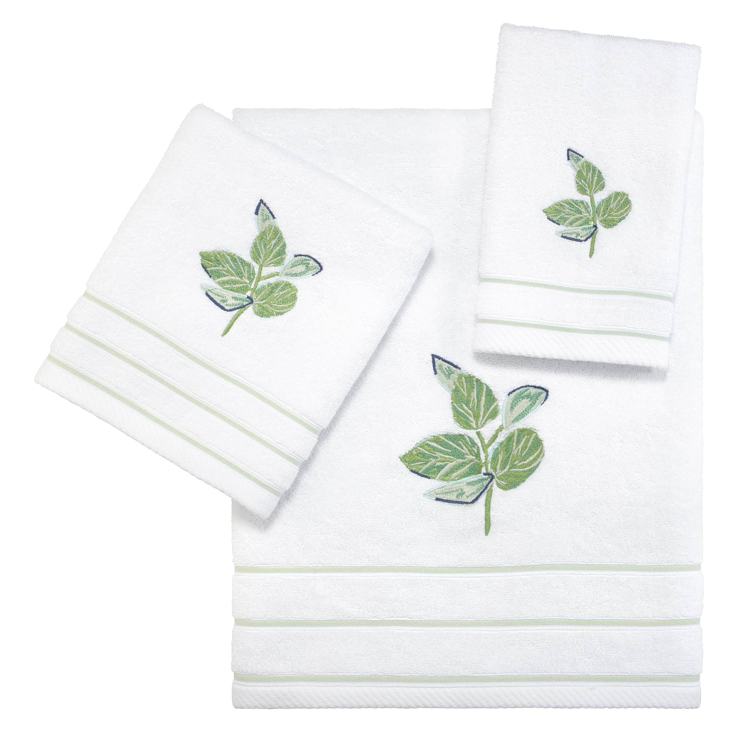 Nicole Miller - Bath Towels, Soft & Absorbent Embroidered Cotton, Set of 2 (Tropiluxe Collection) - Image 5