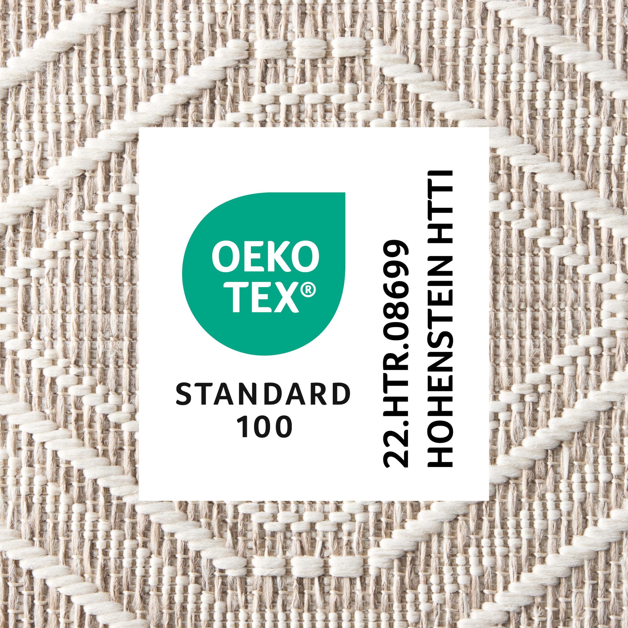 Nicole Miller New York Corin Diamond Indoor Outdoor Area Rug, UV Fade Resistant, Low Pile, Taupe/Cream, 7'10"x10'2" - Image 7