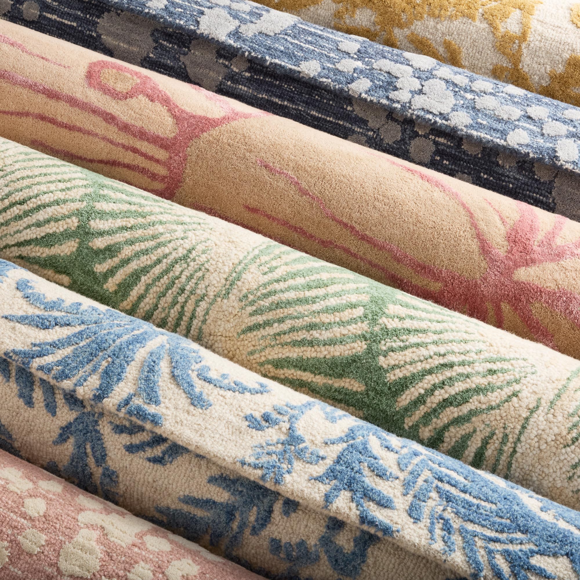 Nicole Miller New York Mod Weave Abstract Knotted Texture Handcrafted Area Rug, 100% Wool Rug, Rose, 8'x10' - Image 5