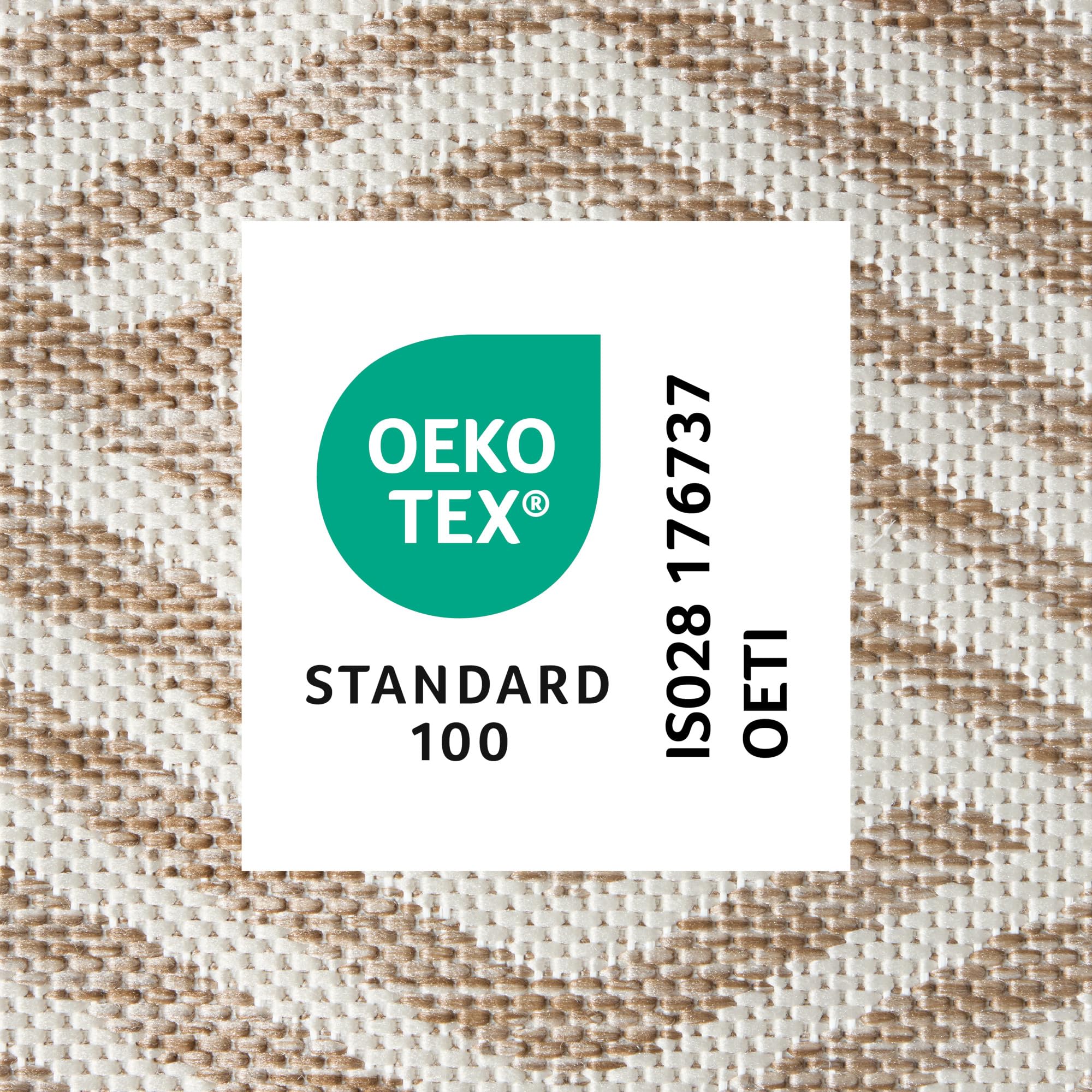 Nicole Miller New York Patio Country Ombre Geo Indoor Outdoor Area Rug, UV Fade Resistant, Low Pile, Beige/Cream, 9'2"x12'5" - Image 8