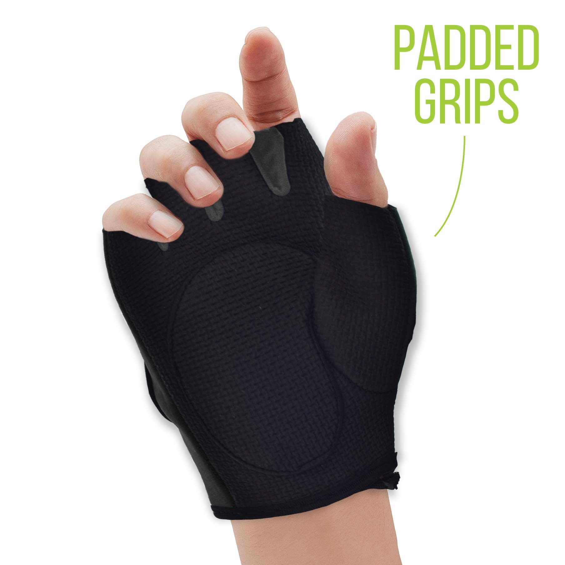 Nicole Miller Weight Lifting Workout Gloves, Wrist Wrap Fitness Exercise Gym Gloves for Men and Women - Image 5