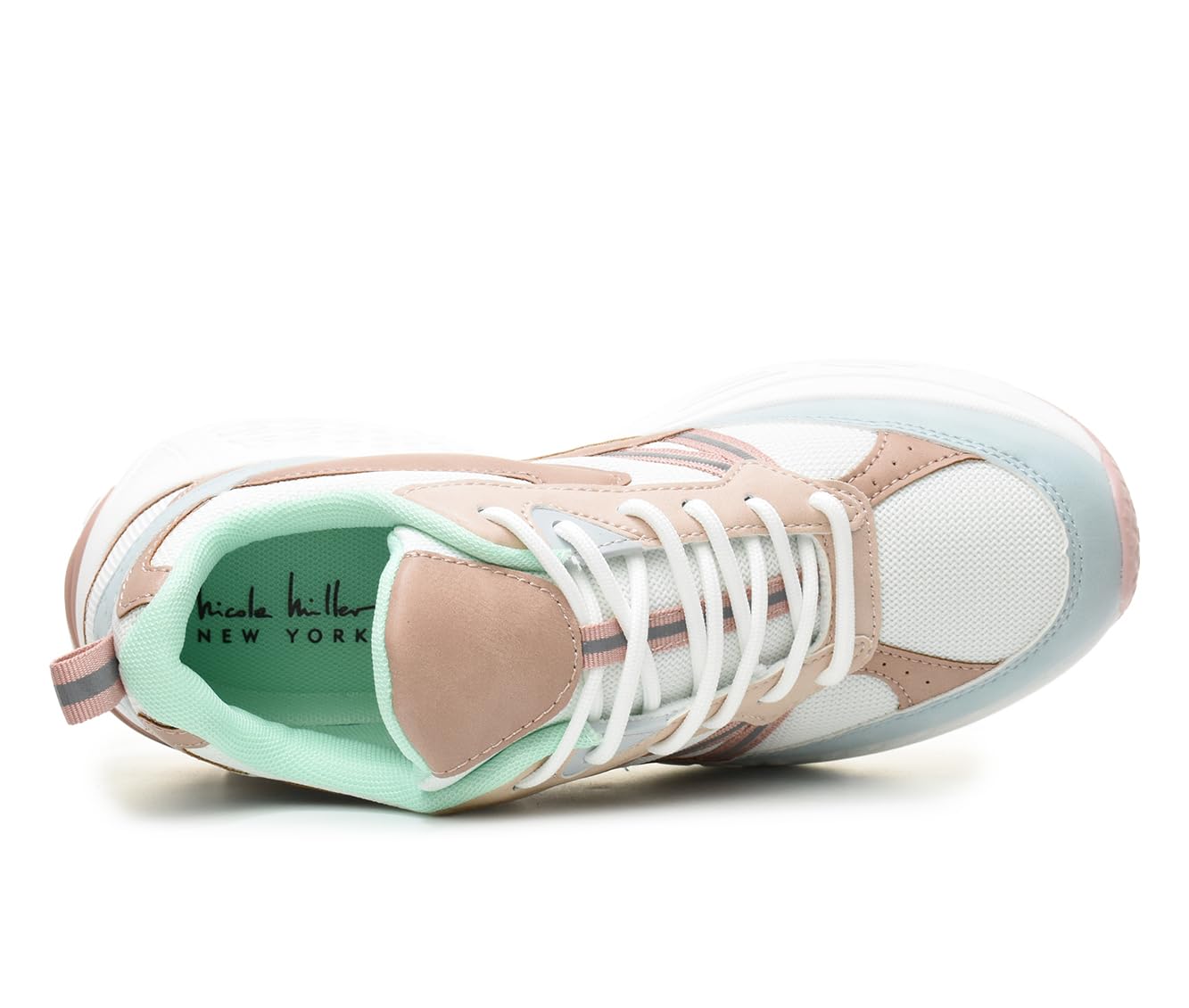 Nicole Miller Women’s FREEDEN Chunky Sneakers – Cushioned Comfort Athletic Fashion Shoes with Supportive Platform Sole – Lightweight Everyday Walking & Lifestyle Shoe - Image 6